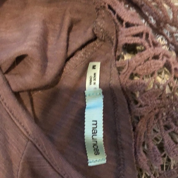 Maurice’s lace purple top size medium - Picture 4 of 4